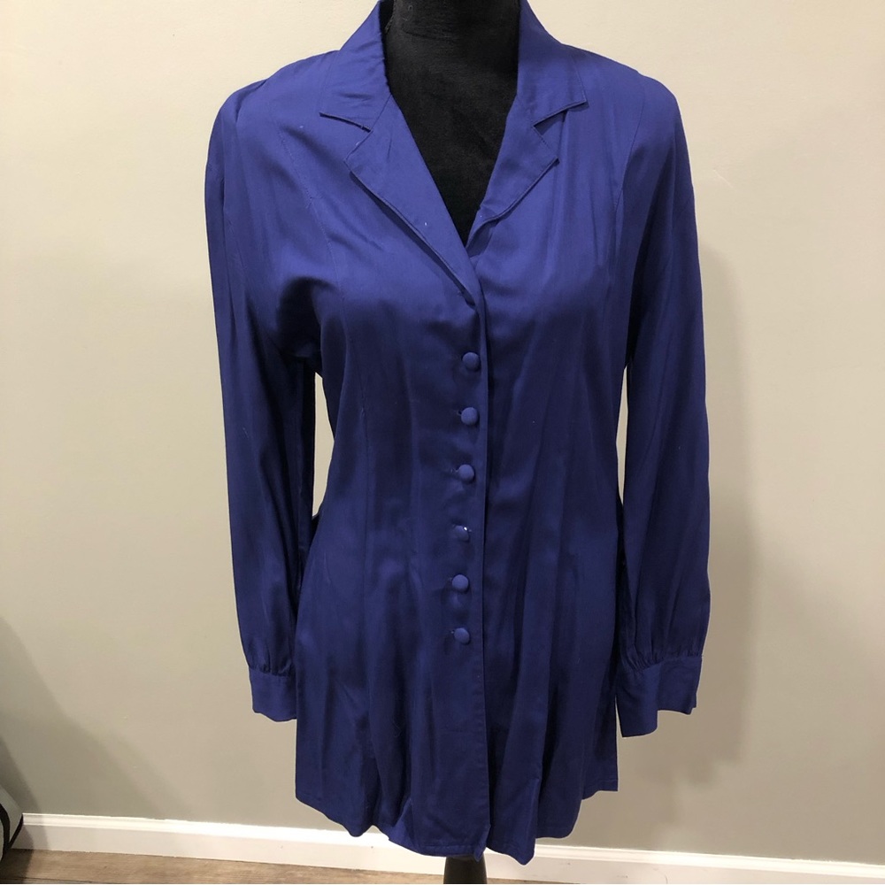 Purple tunic shirt